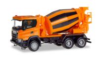 Herpa 303064 - Scania Hauber Betonmischer-LKW, 3-achs.