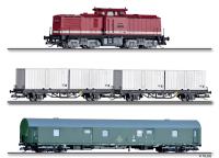 Tillig 01067 - Spur TT Zugset mit BR 115 und Postzug, DR
