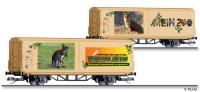 Tillig 14849 - Spur TT Schiebewandwagen Hbis-tt, Mein Zoo
