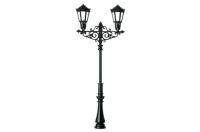 Viessmann 6397- Spur HO Gaslaterne zweiflammig Höhe: 55 mm