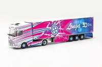 Herpa 315357 - DAF XG+ Kühlkoffer-Sattelzug "Longa" (Italien)