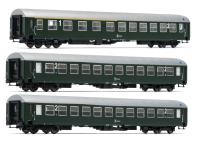 Jägerndorfer 61304 - 3tlg. Set UIC-X Reisezugwagen der ÖBB, Ep.III