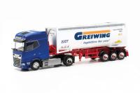Herpa 315821 - DAF XG+ Drucksilo-Sattelzug 'Greiwing'