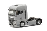 Herpa 315876-003 - Spur HO MAN TGX GX Zugmaschine 2achs (mit Spiegelkameras), platingrau