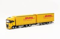 Herpa 315890 - Iveco S-Way LNG Volumen-Hängerzug "DHL"
