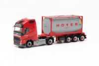 Herpa 316316 - Volvo FH Gl. Tankcontainer-Sattelzug "Hoyer"