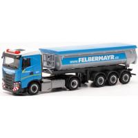 Herpa 316569 - Iveco S-Way ND Rundmulden-Sattelzug "Felbermayr" (Österreich/Wels)