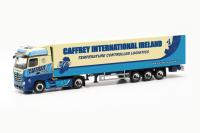 Herpa 316590 - Mercedes-Benz Actros 18 Bigspace Kühlkoffer-Sattelzug '80 Jahre Caffrey'