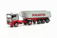 Herpa 316651 - MAN TGS NN (4x4) Schmitz Rundmulden-Sattelzug 'Schlenter Aachen'
