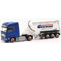 Herpa 316811 - DAF XG+ Eutersilo-Sattelzug "Greiwing" (NRW/Duisburg)
