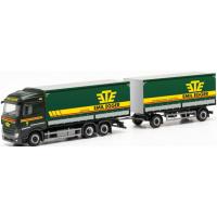 Herpa 316835 - Mercedes-Benz Streamspace 2.5 Planen-Hängerzug "Emil Egger" (CH/St. Gallen)