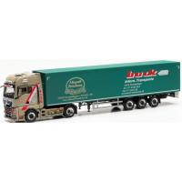 Herpa 316880 - MAN TGX GX Schubboden-Sattelzug "Buck" (Baden-Württemberg/Trochtelfingen)