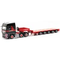 Herpa 316934 - MAN TGX GX 6x2 Semitieflade-Sattelzug "Mammoet" (Niederlande/Utrecht)