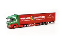 Herpa 317214 - Mercedes-Benz Actros Bigspace 15m Lowliner-Sattelzug "Werner"