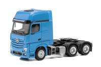 Herpa 317917-002 - Spur HO Mercedes-Benz Actros L Gigaspace Zugmaschine 3achs (6x4), lichtblau