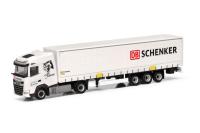 Herpa 318013 - Spur HO DAF XG Gardinenplanen-Sattelzug DB Schenker / City Trans Harz