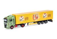 Herpa 318266 - Spur HO MAN TGX GM Koffer-Sattelzug "Wandt/Langnese"