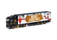 Herpa 318310 - Spur HO Mercedes-Benz eActros 600 Procabin Koffer-Sattelzug "Weihnachten 2024"