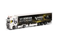 Herpa 318402 - Spur HO MAN TGX GX Gardinenplanen-Sattelzug "K.W. Panzer / Wir bewegen Deutschland"