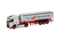 Herpa 318815 - Spur HO DAF XG Silo-Sattelzug 60m³ "Hans Wormser"