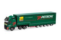 Herpa 318914 - Spur HO Volvo FH GL 2020 Volumenplanen-Sattelzug "Petschl"
