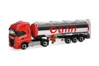 Herpa 319041 - Spur HO Iveco S-Way Chemietank-Sattelzug "Canil"