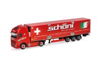 Herpa 319706 - Volvo FH GL XL 2020 Electric Kühlkoffer-Sattelzug "Schöni" (CH)