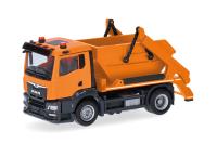 Herpa 319768 - Spur HO MAN TGS NN Absetzkipper AK12, kommunalorange