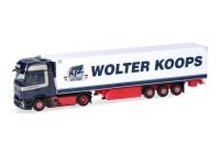 Herpa 319966 - Spur HO Mercedes-Benz Actros L ProCabin Gigaspace Kühlkoffer-Sattelzug "Wolter Koops"