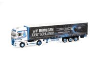 Herpa 320320 - Spur HO MAN TGX GX Gardinenplanen-Sattelzug "Spedition Höhner/Wir bewegen Deutschland"