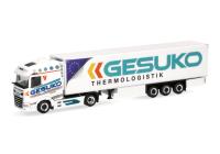 Herpa 320641 - Spur HO DAF XG Kühlkoffer-Sattelzug "GESUKO"