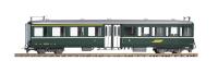 Bemo 3283114 - Spur HOm RhB AB 1514 Mitteleinstiegswagen grün