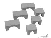 Juweela 21302 - Wasserdurchlass Ziegel, grau