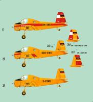 KRES 113327 - Agrarflugzeug Z-37A Decals mit deutschen Kennungen, Bausatz