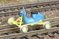 Kres 40400 - Spur HO Gleiskraftrad GKR Typ 2, Schienenmoped