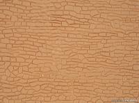 Kibri 34120 - Spur HO Mauerplatte unregelmäßig mit Abdecksteinen, ca. L 20 x B 12 cm