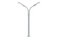 Viessmann 6495 - Spur N Peitschenleuchte doppelt, LED weiß Höhe: 54 mm