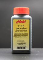 Heki 7110 - Acrylfarbe Rußschwarz, 200 ml