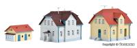 Kibri 36827 - Spur Z Siedlungshaus Ruhrstraße, 2 Stück und ein Nebengebäude