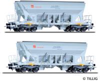 Tillig 01039 - Spur TT Set Selbstentladewagen, HVLE