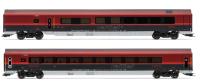 Jägerndorfer 11217 - Spur HO 2er Set Personenwagen ÖBB Railjet, Ep.VI, Eco, AC