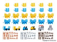Kibri 37530 - Spur N Bahnssteigwagen-Sortiment