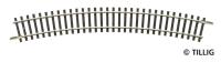 Tillig 83109 - Spur TT  Gleisstück R11,  Gebogenes Gleis, R 310 mm/30°