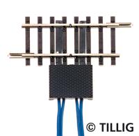 Tillig 83151 - Spur TT Trenngleis, 41,5 mm beidseitig getrennt