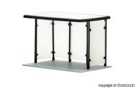 Kibri 38179 - Spur HO Bushaltestelle mit Flachdach, Bausatz