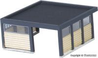Kibri 38346 - Spur HO Carport - Polyplate Bausatz