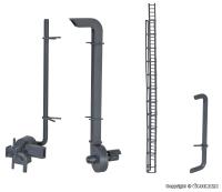 Kibri 38609 - Spur HO Deko-Set Entlüftungsanlagen