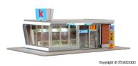 Kibri 39008 - Spur HO Kiosk inkl. LED-Beleuchtung, Funktionsbausatz