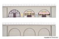 Kibri 39755 - Spur HO Arkadenstücke mit verschiedenen Bogeneinsätzen