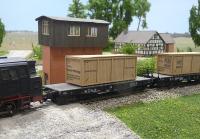 Joswood 40147 - Kiste groß mit Rahmen "Barmag"